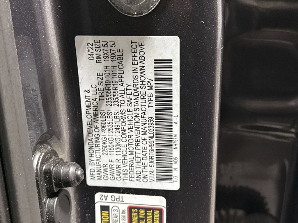 2022 Honda CR-V Hybrid Touring