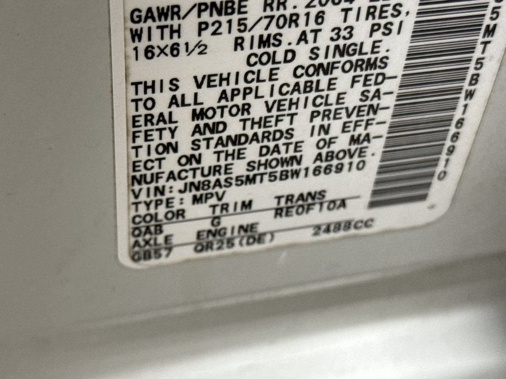 2011 Nissan Rogue S