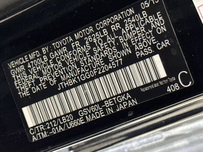 2015 Lexus ES 350 4dr Sdn