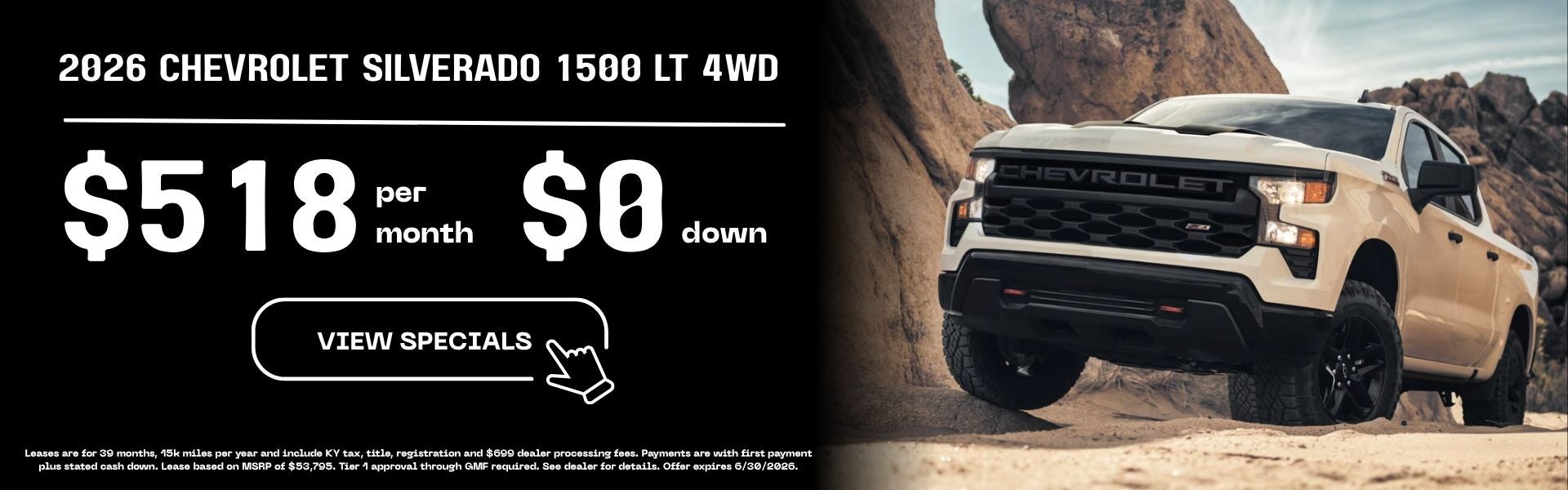 Silverado 1500 Lease